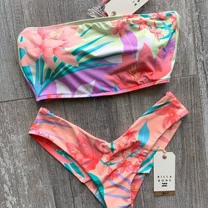 🔥🔥BILLABONG - LOST IN DAYDREAMS SUNNY TUBE FIJI BIKINI SET🔥🔥